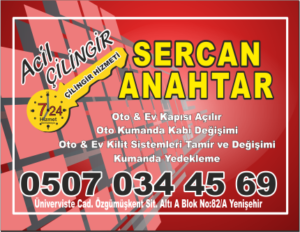 Sercan Oto Elektornik Anahtar ; iletişim 0507 034 45 69